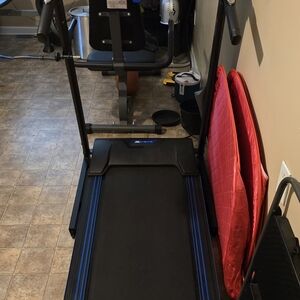 Xterra Black Treadmill with Blue Accents